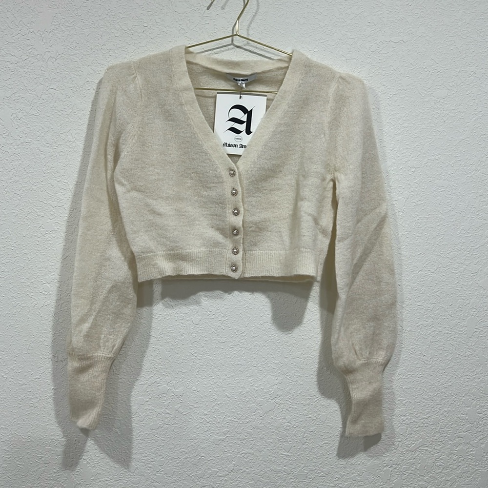 Maison Amory cream Cardigan